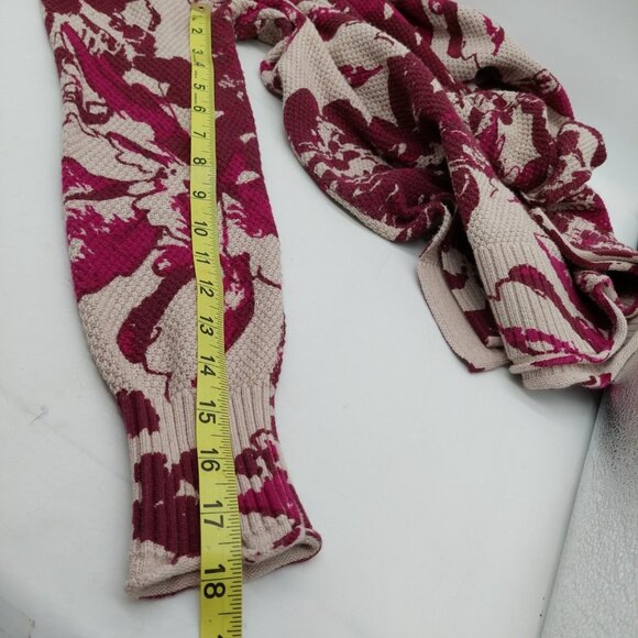 Soft surroundings Womens Shirt Size Medium Knit Cream Red Floral Pullover - Picture 6 of 7